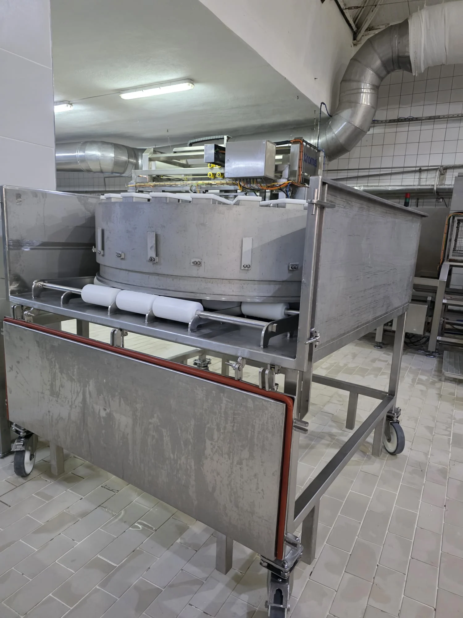 Rotary Molder — equipment installed in plant with integrated cooling system
